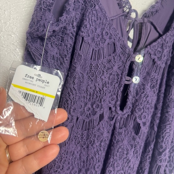 Free People Midnight Violet Mini Dress - Picture 5 of 9